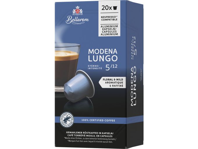 Capsules de cafe Modena Lungo Lidl Suisse