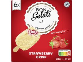 Glace am Stiel Erdbeer Crisp