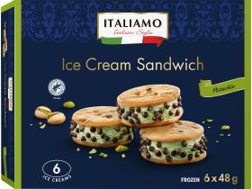 Glacekeks mit Füllung · Pistazie, Stracciatella, Tiramisu