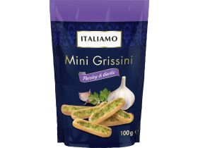 Mini Grissini · Tomate-Basilikum, Knoblauch-Petersilie