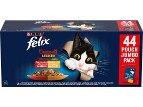 Felix Katzennassnahrung · Doppelt Lecker in Gelée Fleisch