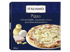 Pizza · Mortadella,Provolone,Mozzarella,Pistazie