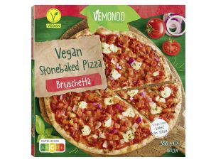 Pizza vegana cotta in forno di pietra