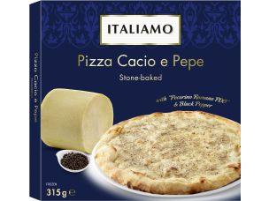 Pizza Cacio und Pfeffer