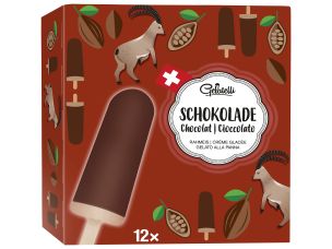 Steinbock Rahmglace Schokolade