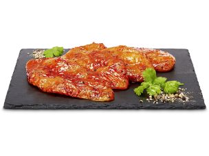 Cotoletta di petto di pollo marinata